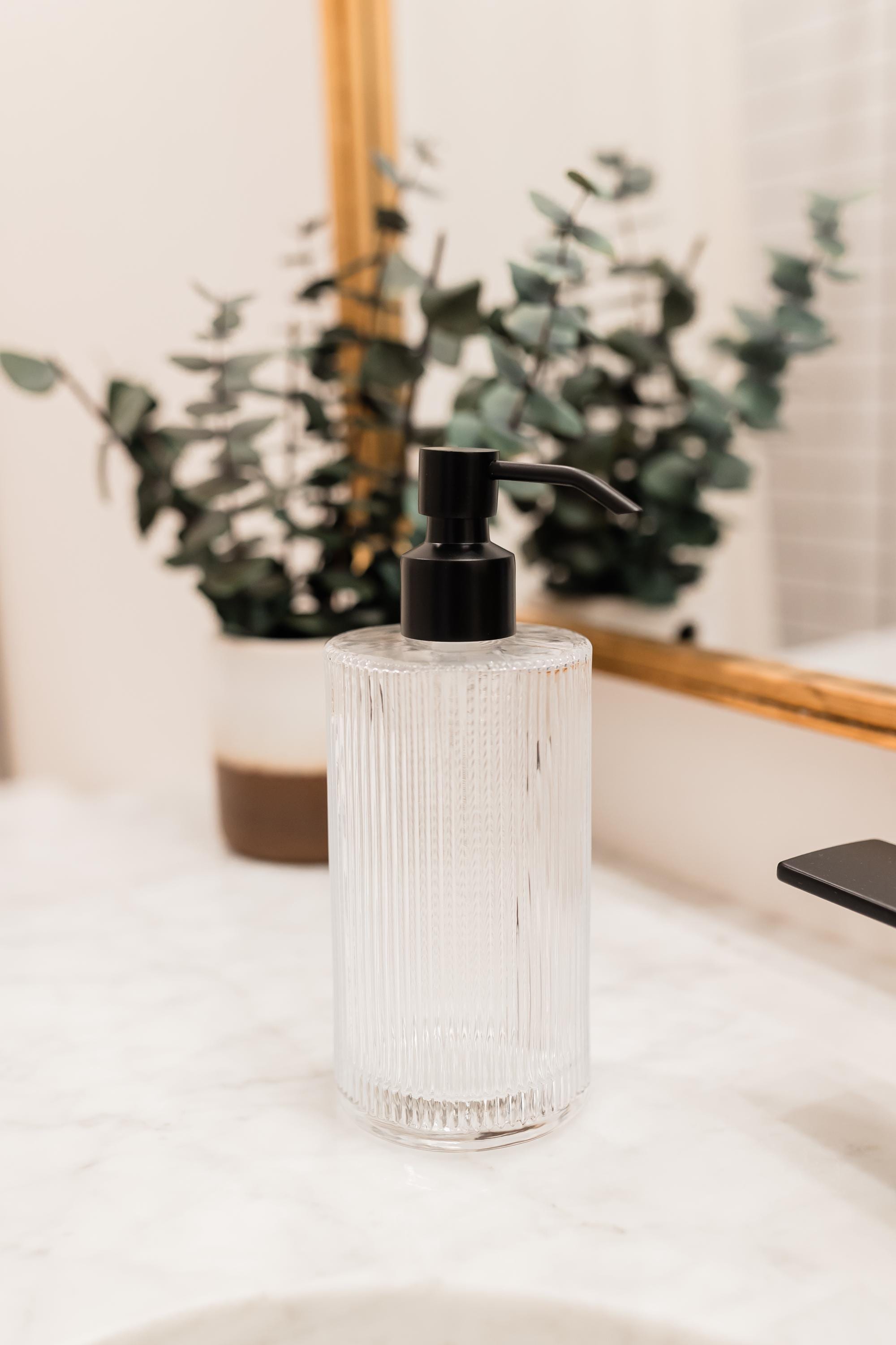Clear Peak Glass Soap Dispenser