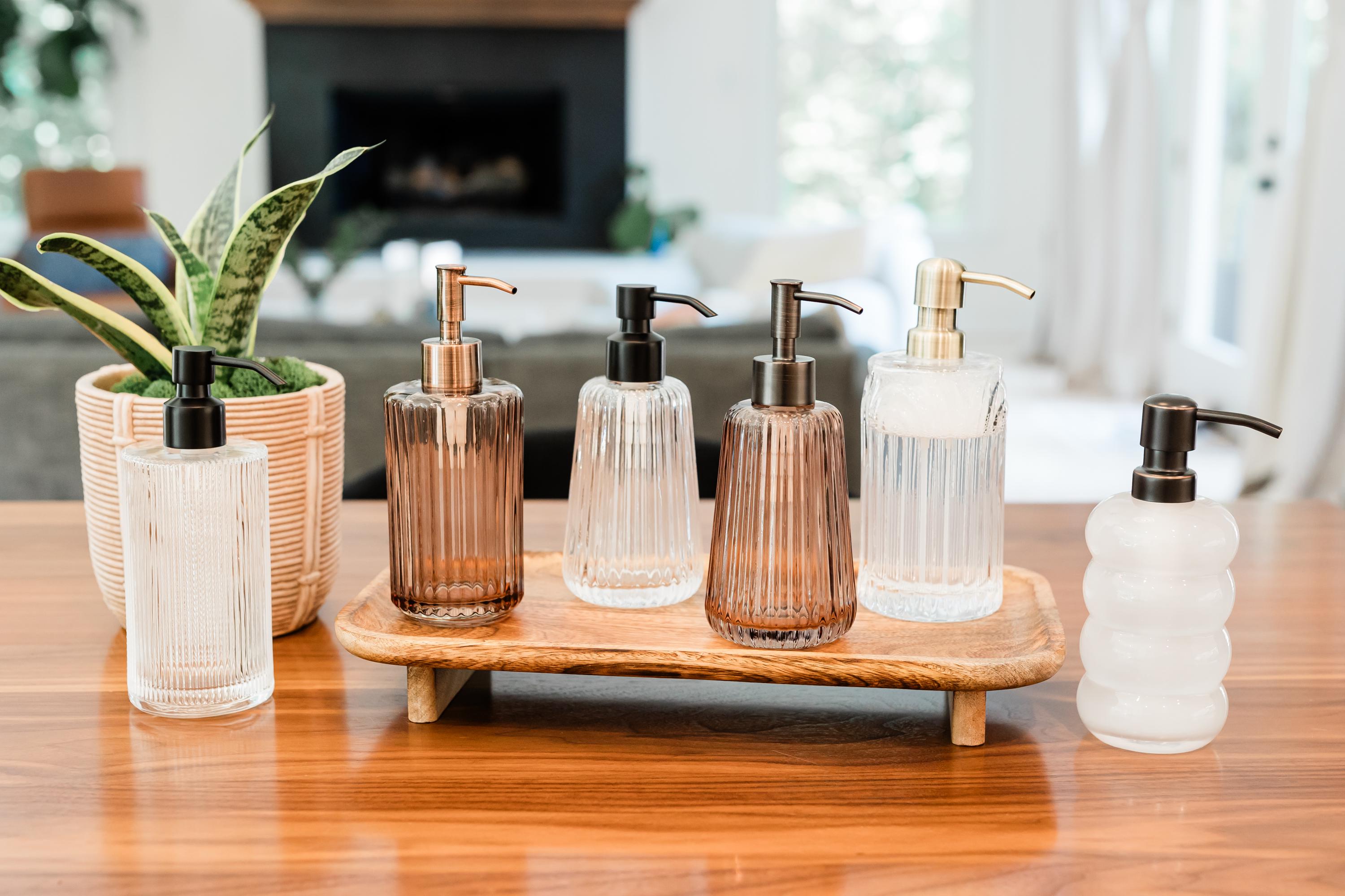 Lunch Club Glass Soap Dispenser