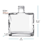 Del Rey Square Glass Soap Dispenser