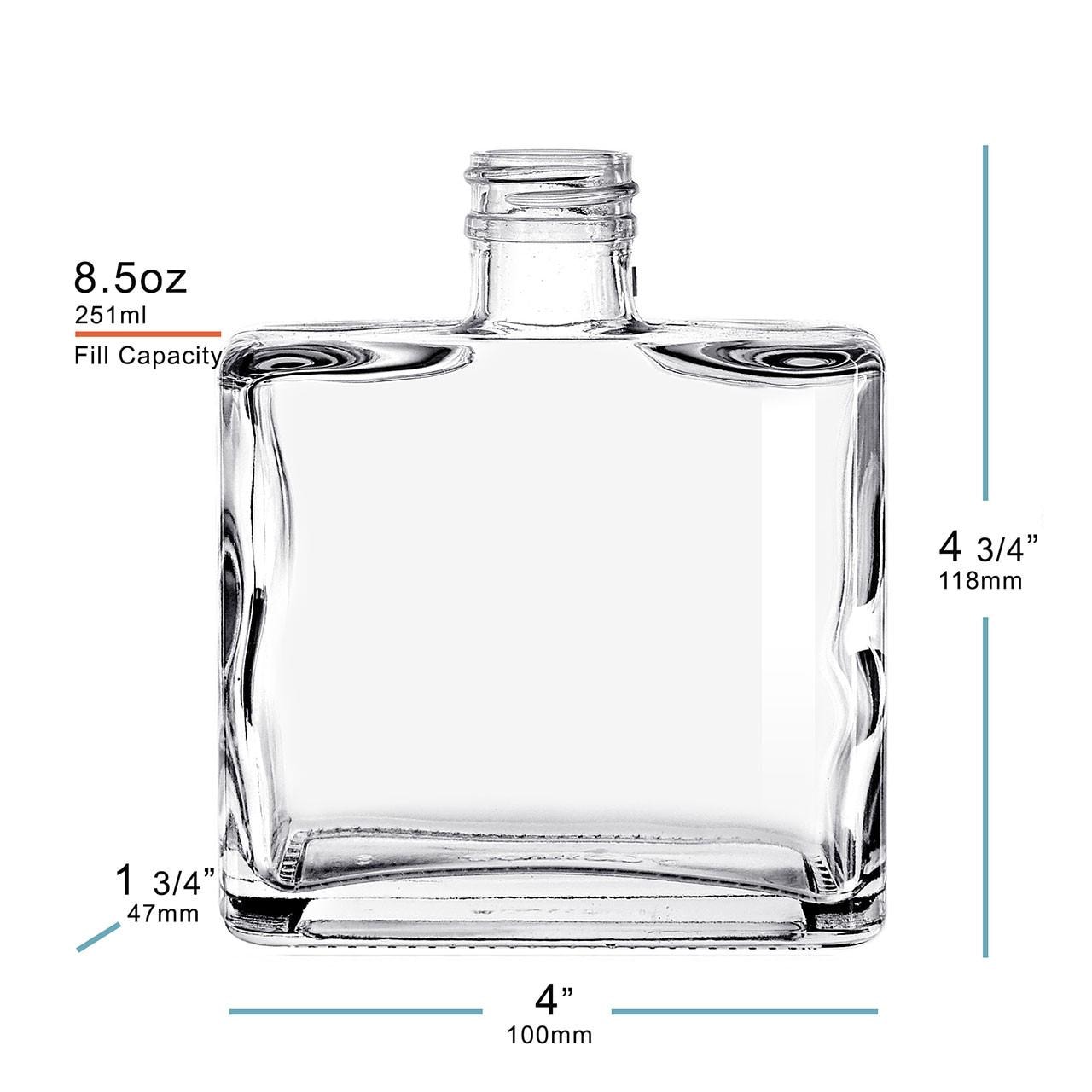 Del Rey Square Glass Soap Dispenser