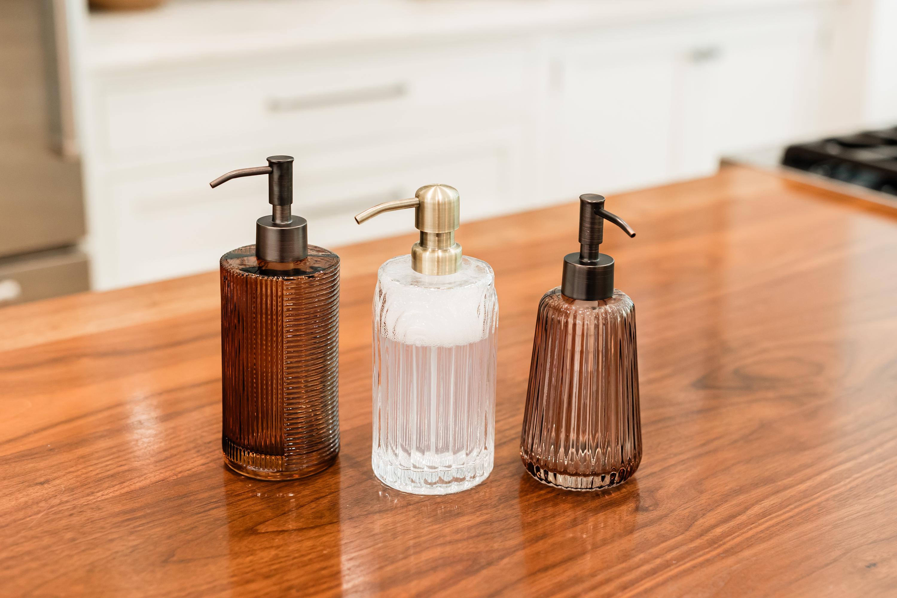 Silhouette Glass Soap Dispenser