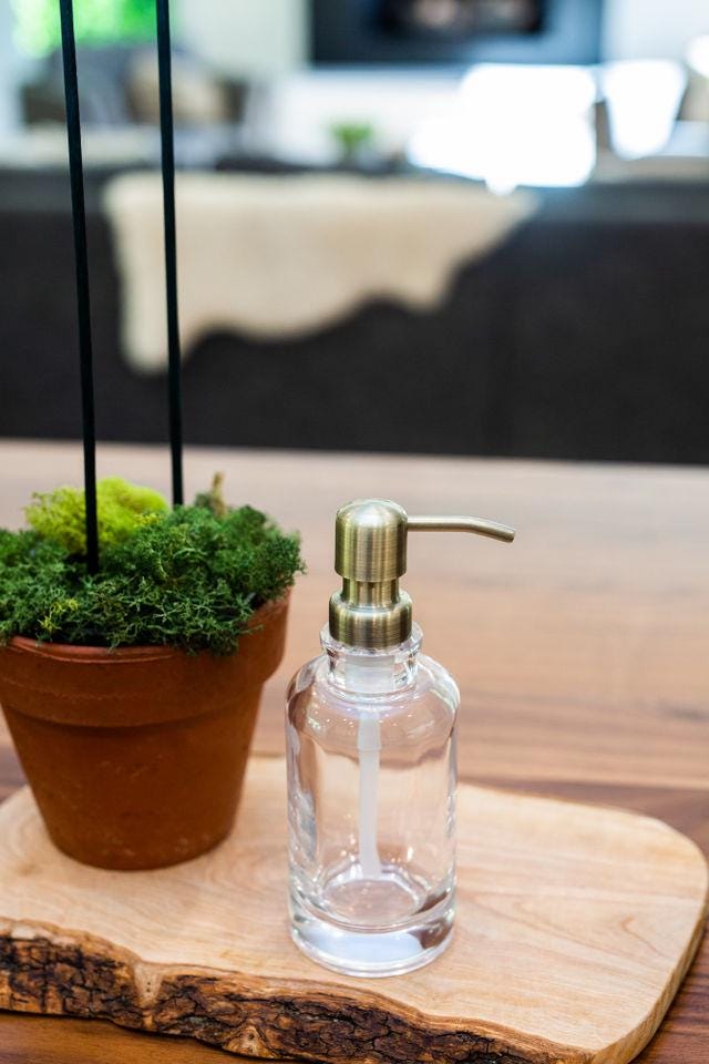 Blue Ridge Glass Soap Dispenser