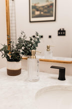 Clear Peak Glass Soap Dispenser