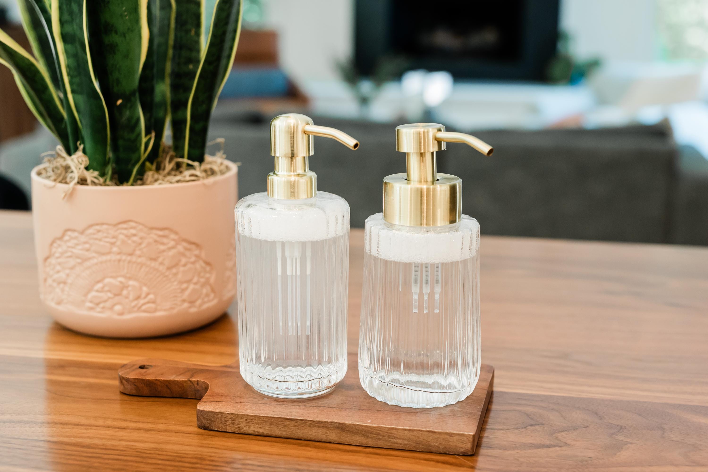 Old Money Glass Soap Dispenser