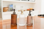 Amber Peak Glass Soap Dispenser