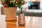 Purple Rain Glass Soap Dispenser