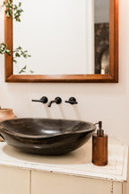 Amber Peak Glass Soap Dispenser
