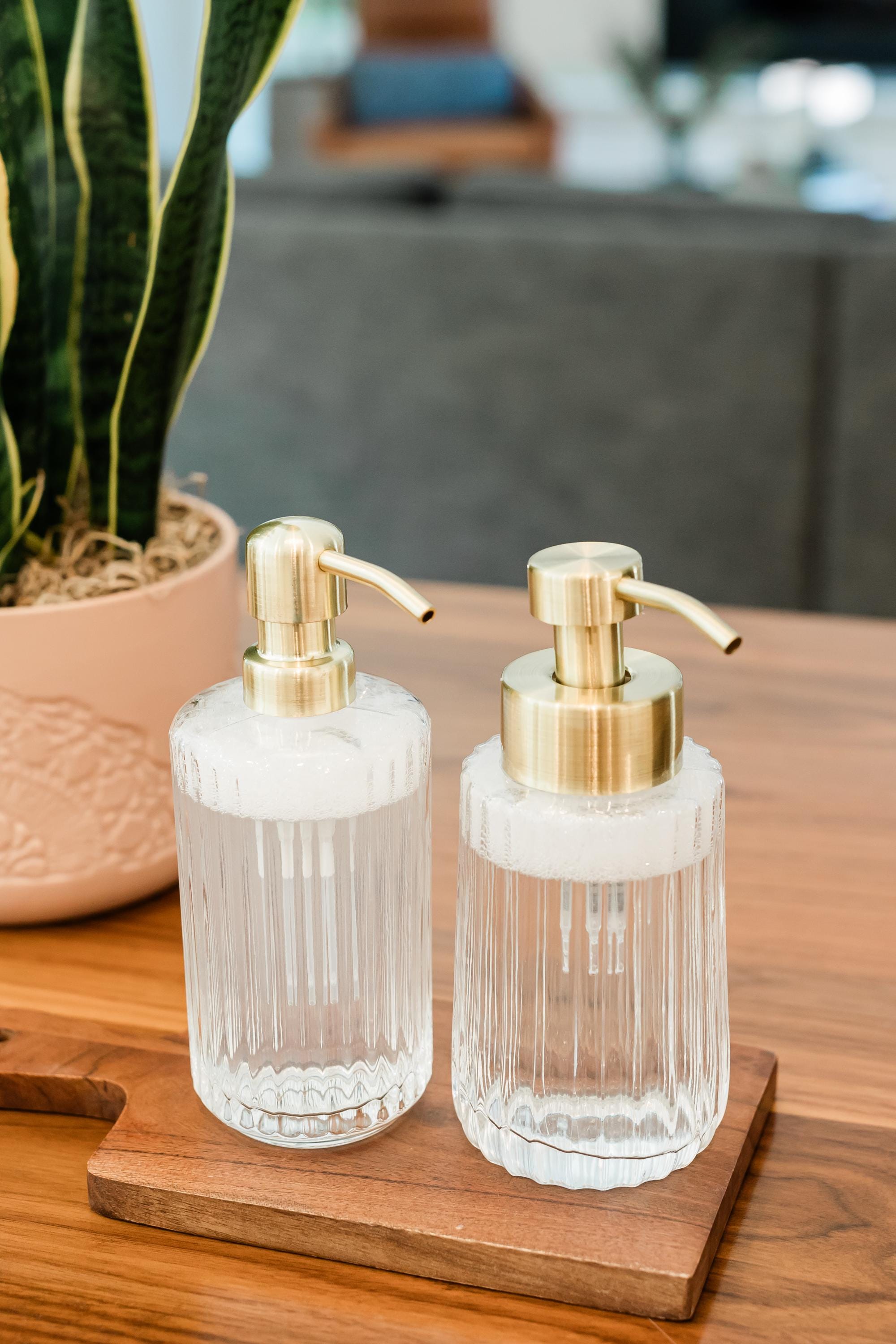Old Money Glass Soap Dispenser