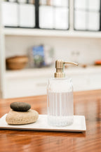 Silhouette Glass Soap Dispenser