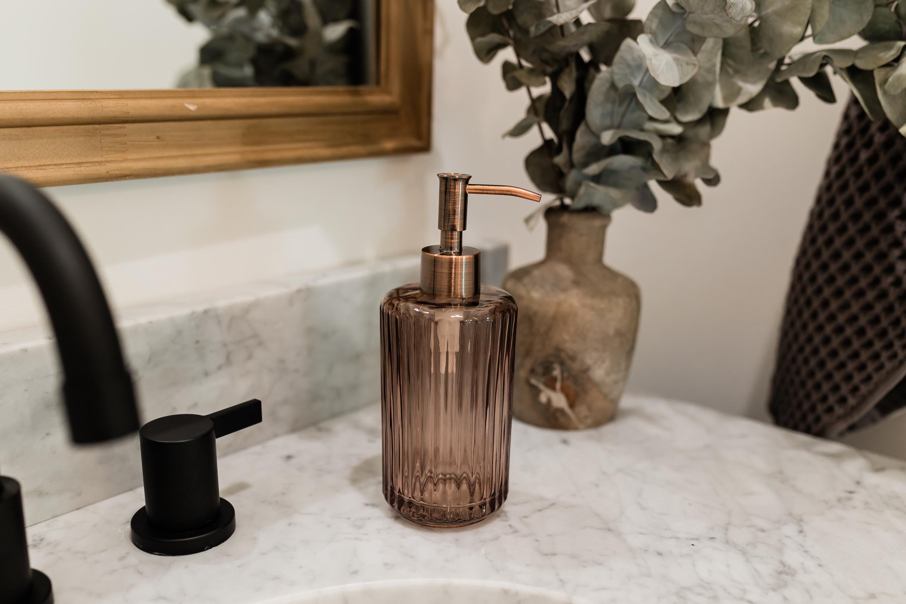 Lunch Club Glass Soap Dispenser