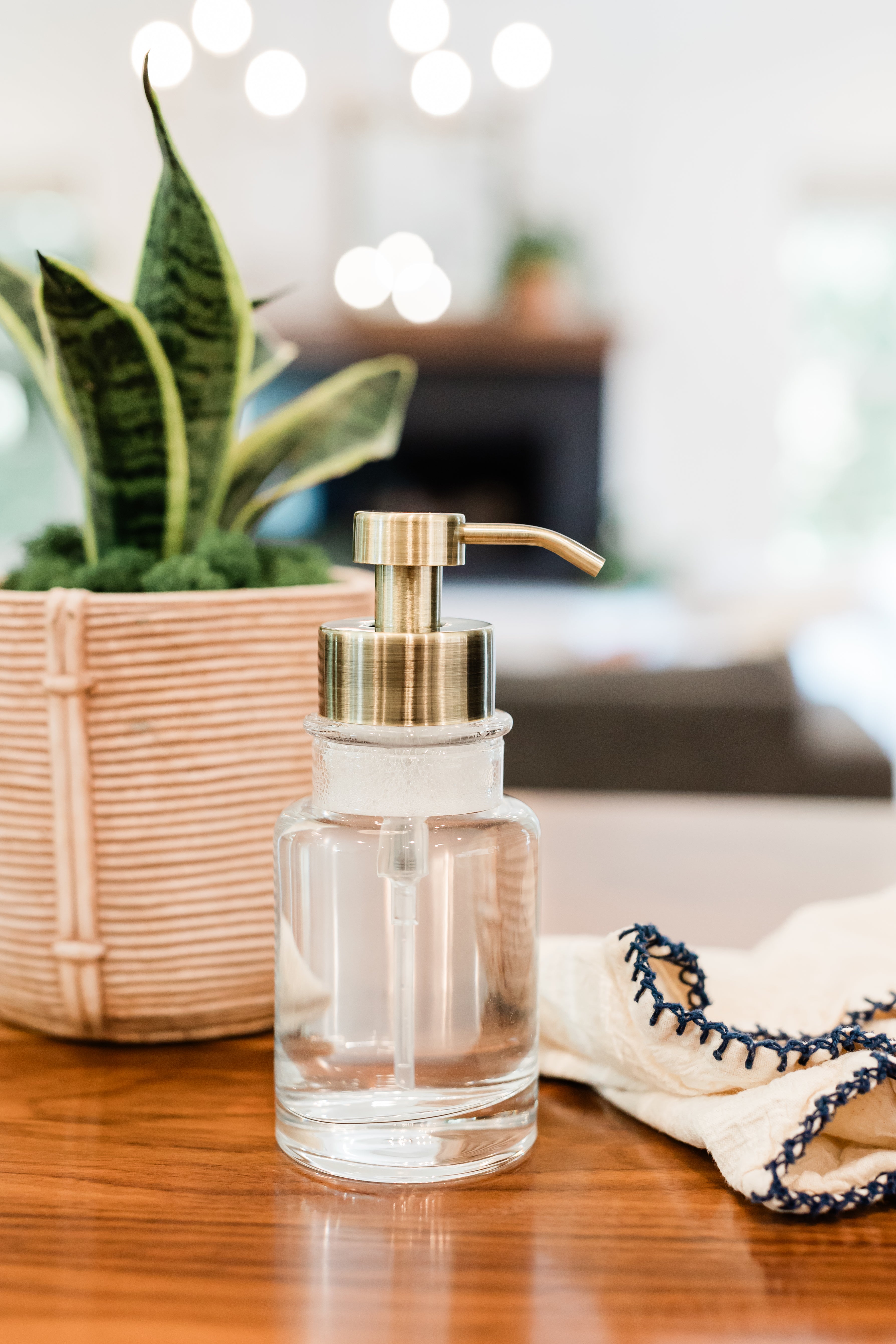 Bainbridge Glass Foaming Soap Dispenser