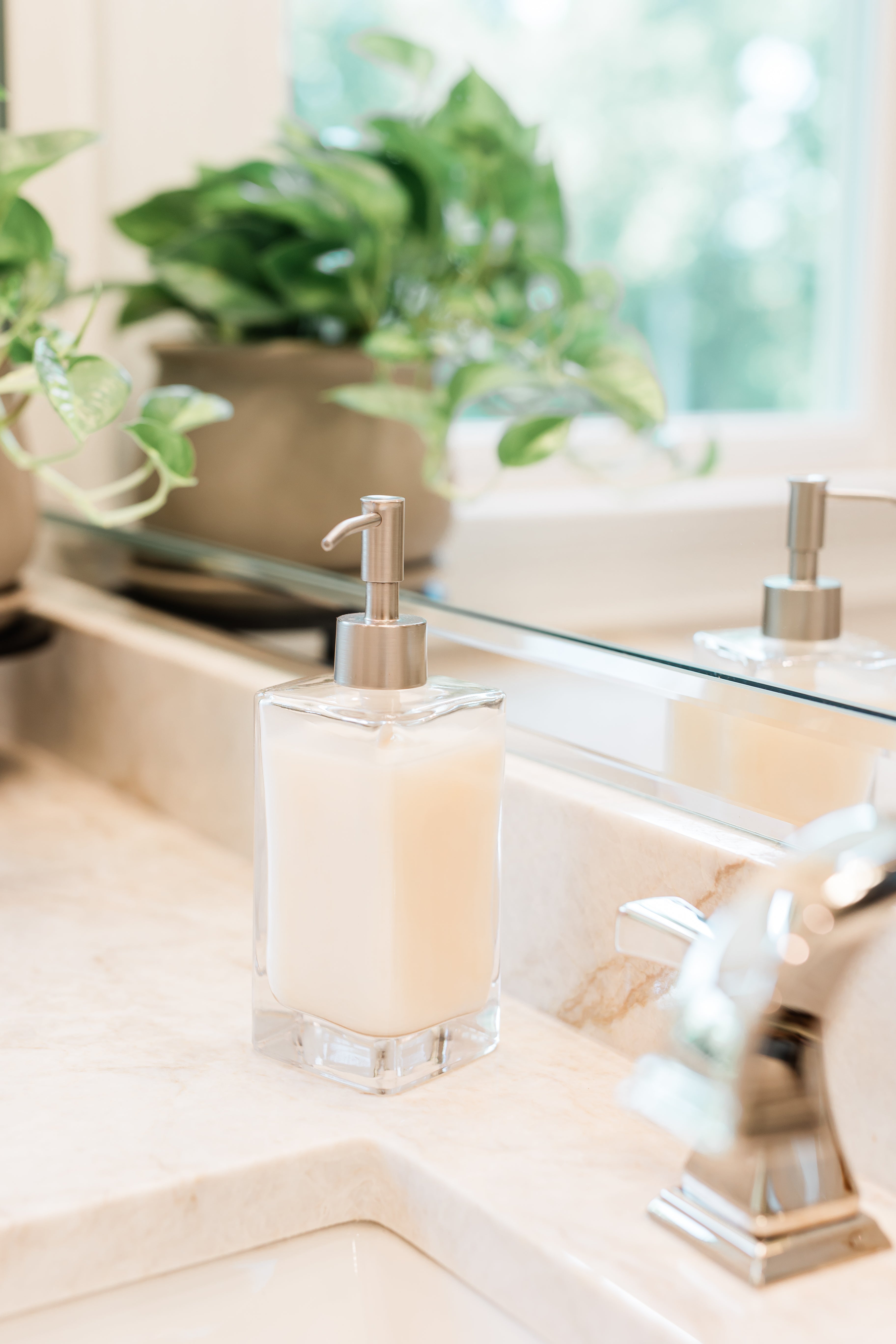 Oliva Glass Soap Dispenser