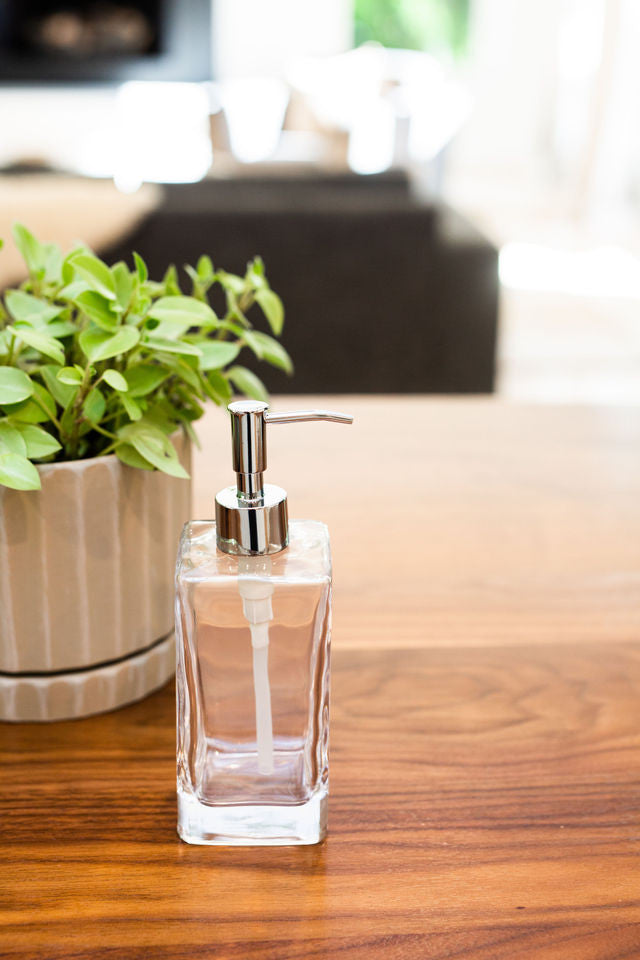 Oliva Glass Soap Dispenser