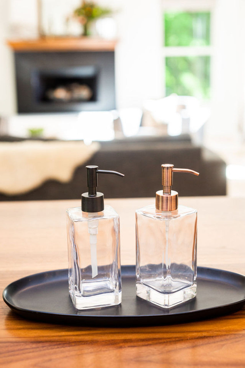 Oliva Glass Soap Dispenser