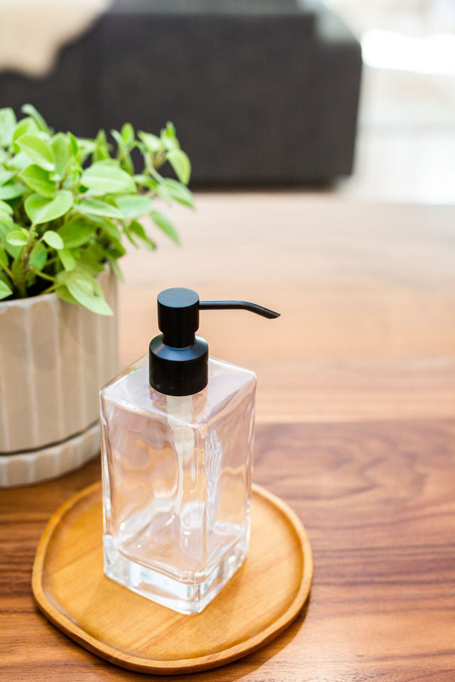 Oliva Glass Soap Dispenser