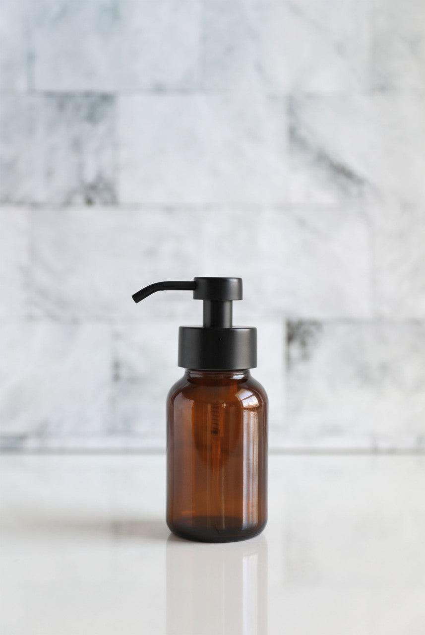 B Street Glass Foaming Soap Dispenser