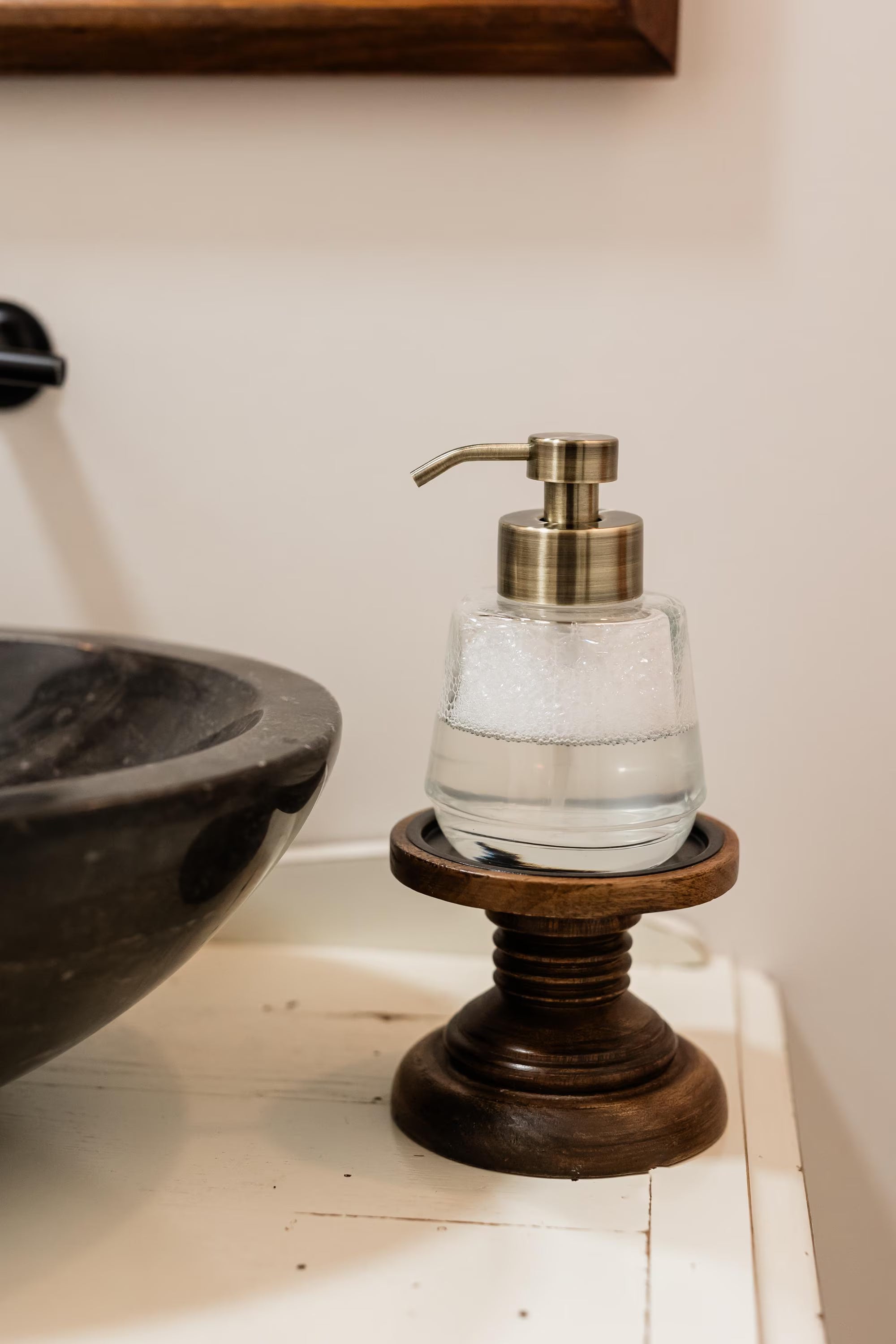 Belmond Glass Foaming Soap Dispenser