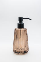 Purple Rain Glass Soap Dispenser