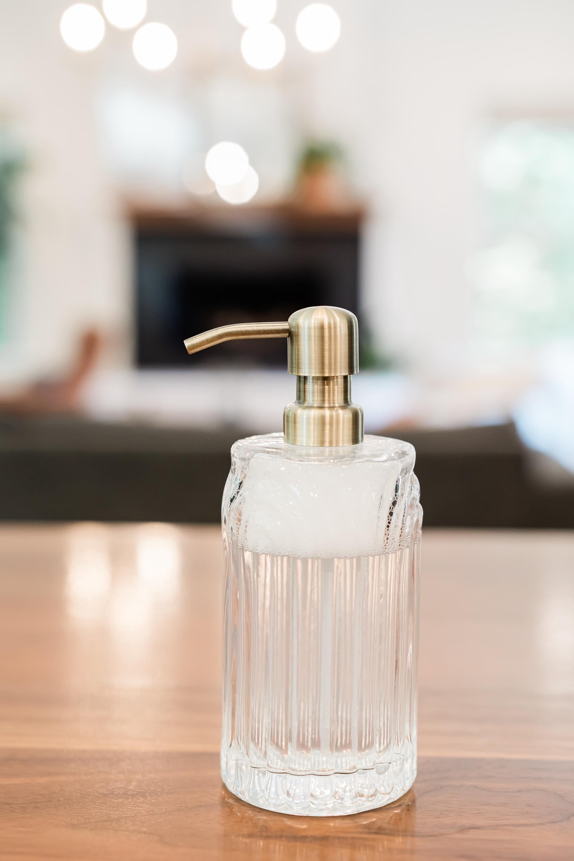 Silhouette Glass Soap Dispenser