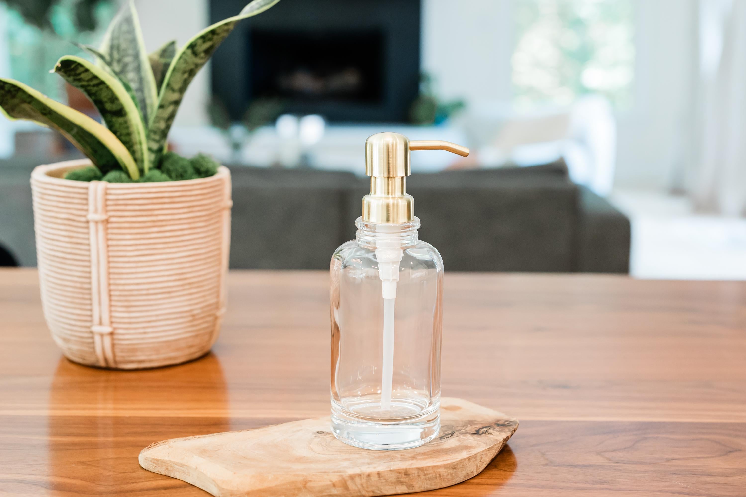 Blue Ridge Glass Soap Dispenser