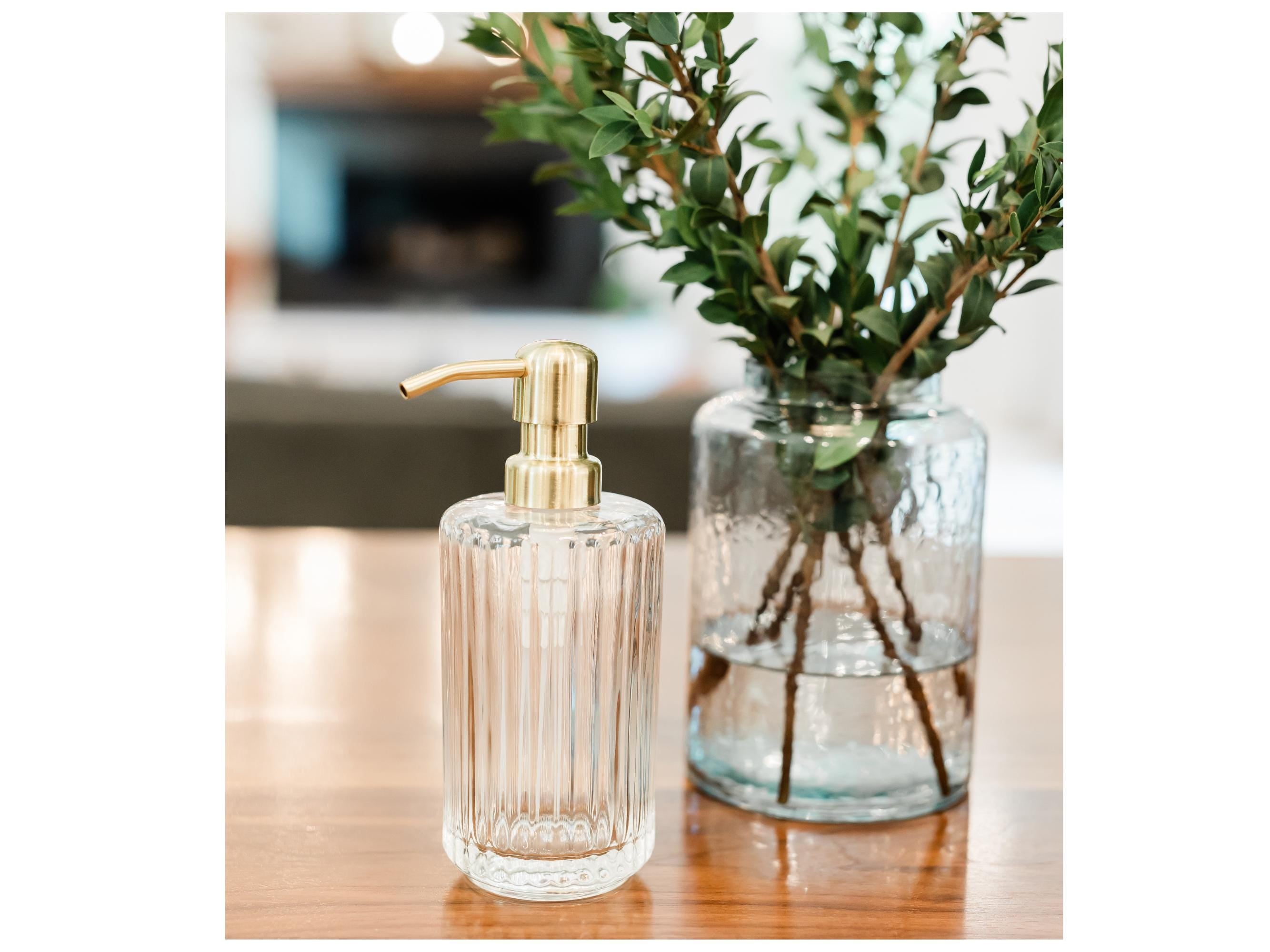 Old Money Glass Soap Dispenser