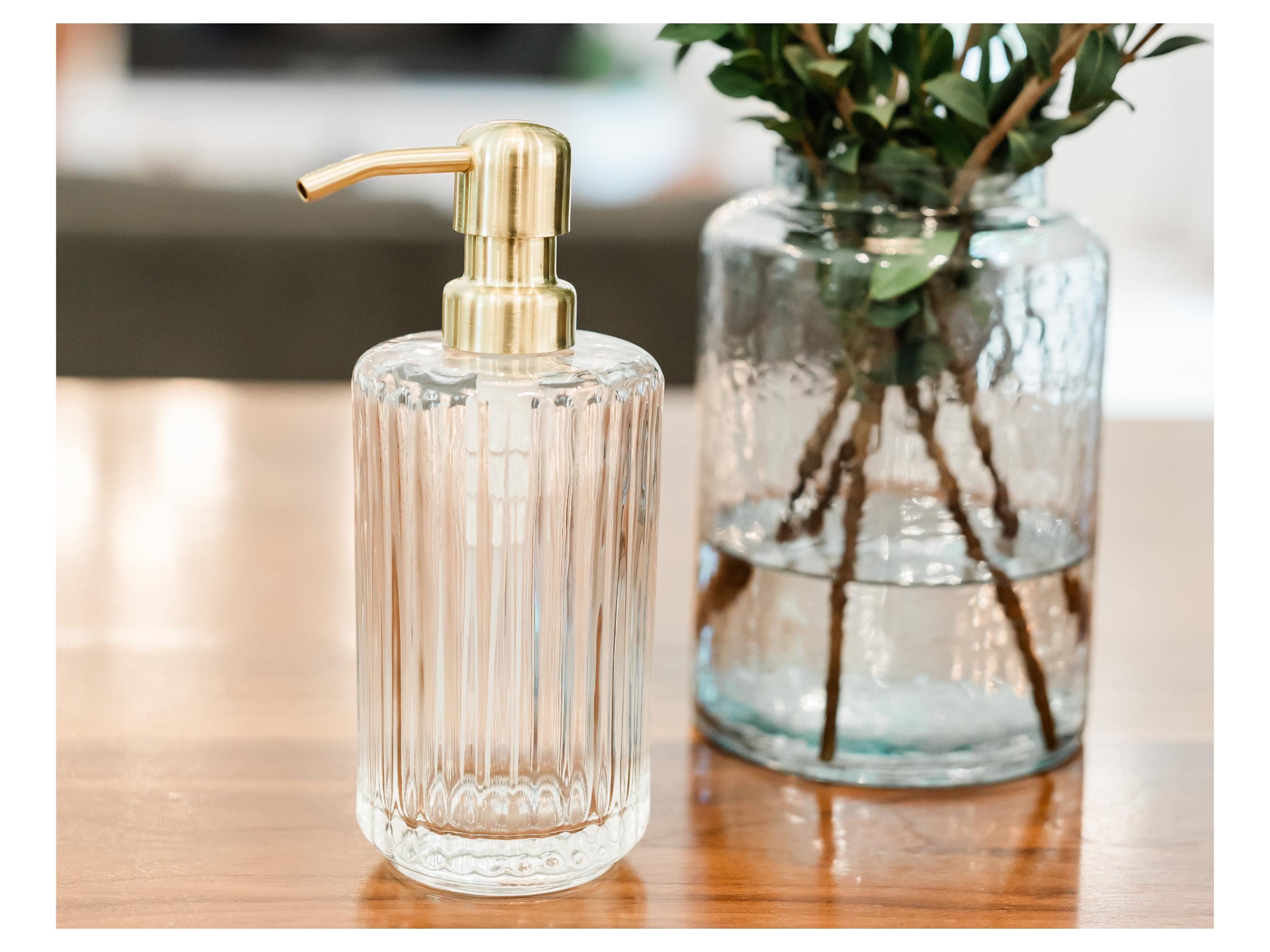 Old Money Glass Soap Dispenser