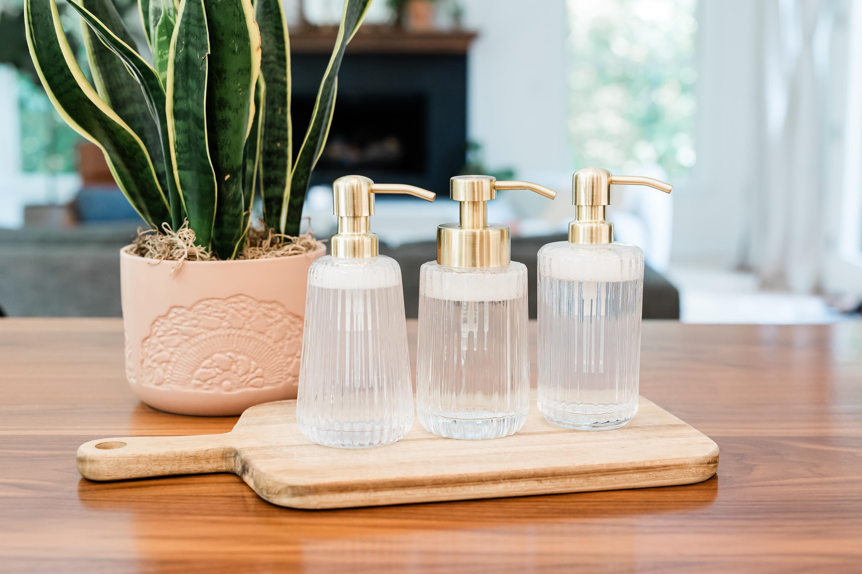 Old Money Glass Soap Dispenser