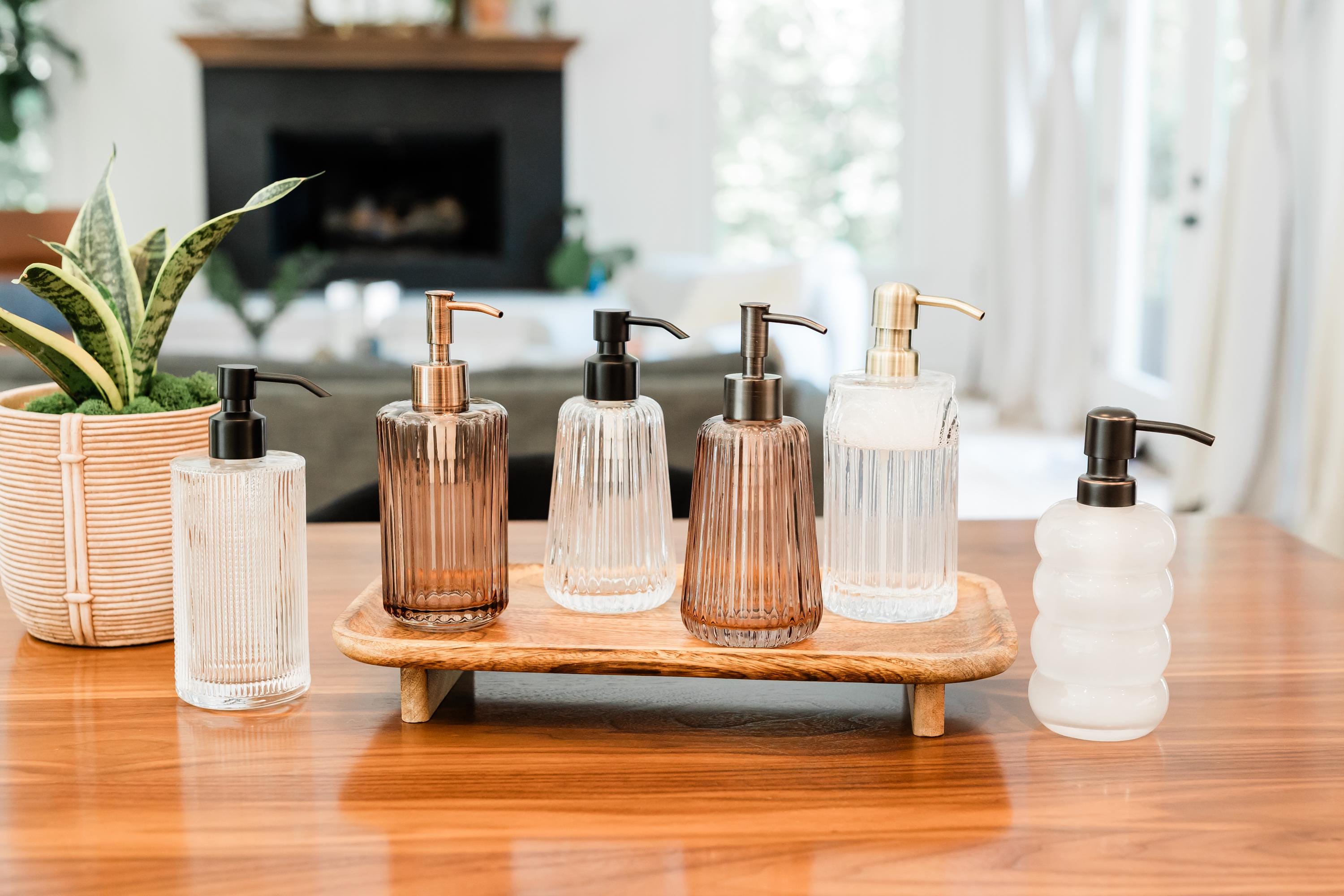 Pearson Glass Soap Dispenser
