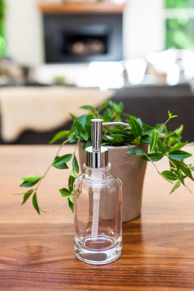 Blue Ridge Glass Soap Dispenser