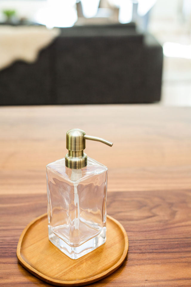 Oliva Glass Soap Dispenser