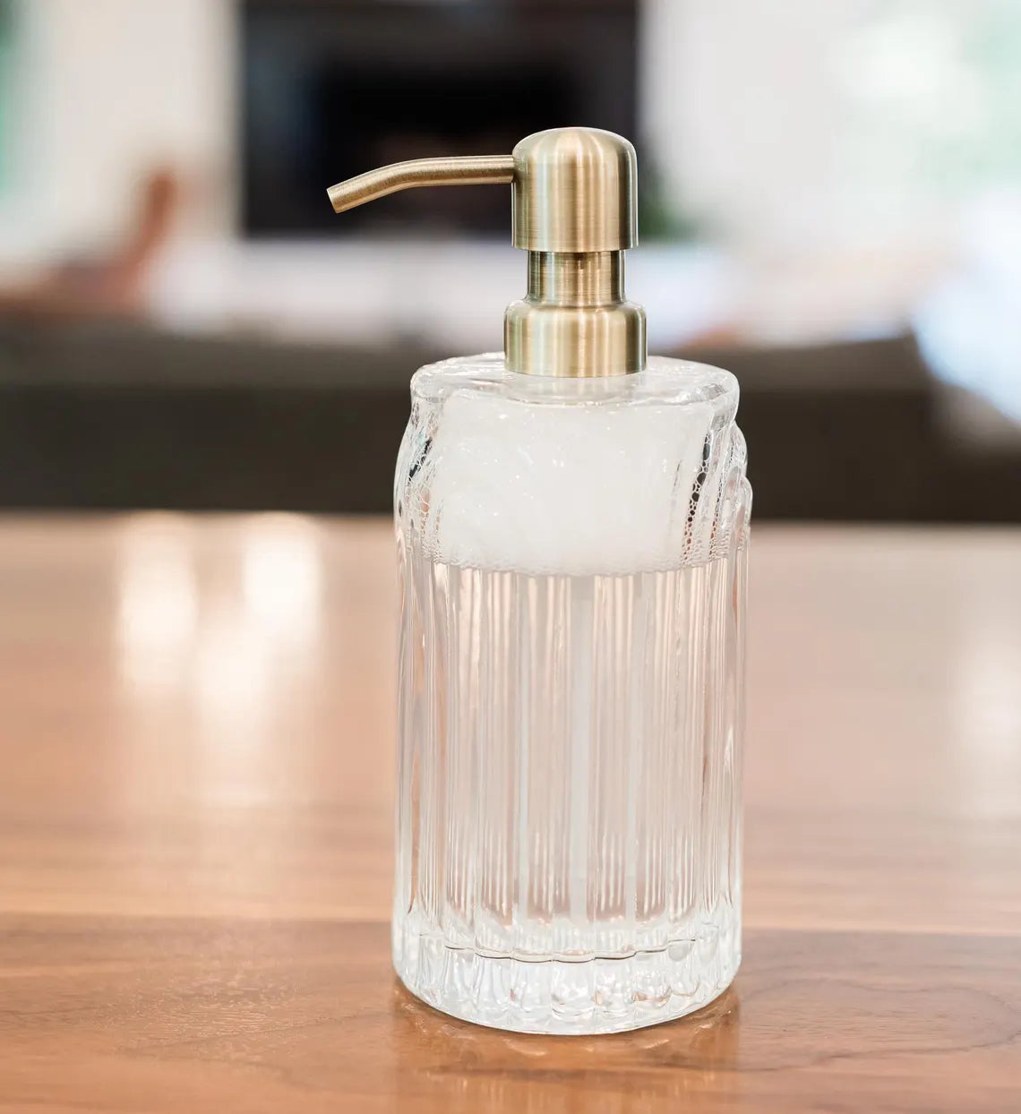 Silhouette Glass Soap Dispenser